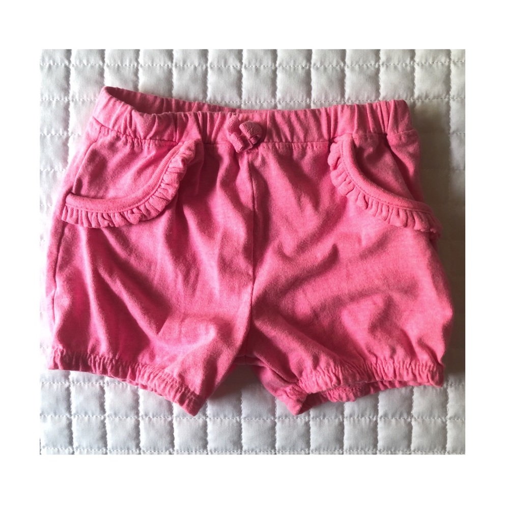 Baby Girl Pink Soft Cotton Shorts Bundle - Picture 4 of 6